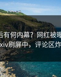 探秘背后有何内幕？网红被曝pzhan，pixiv刷屏中，评论区炸裂