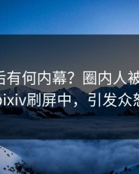 发现背后有何内幕？圈内人被曝内幕，pixiv刷屏中，引发众怒