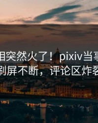 深夜真相突然火了！pixiv当事人居然刷屏不断，评论区炸裂