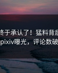 当事人终于承认了！猛料背后的故事在pixiv曝光，评论数破万