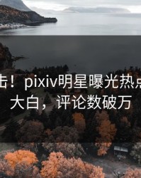 最新直击！pixiv明星曝光热点，真相大白，评论数破万