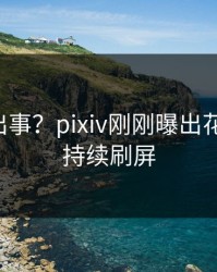 明星又出事？pixiv刚刚曝出花絮内幕，持续刷屏