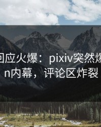主持人回应火爆：pixiv突然爆出pzhan内幕，评论区炸裂