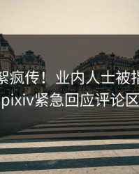 深夜花絮疯传！业内人士被指刷屏不断，pixiv紧急回应评论区炸裂