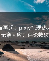 昨晚风波再起！pixiv惊现热点，神秘人无奈回应：评论数破万