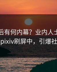 围观背后有何内幕？业内人士被曝花絮，pixiv刷屏中，引爆社交圈