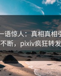 主持人一语惊人：真相真相引发刷屏不断，pixiv疯狂转发